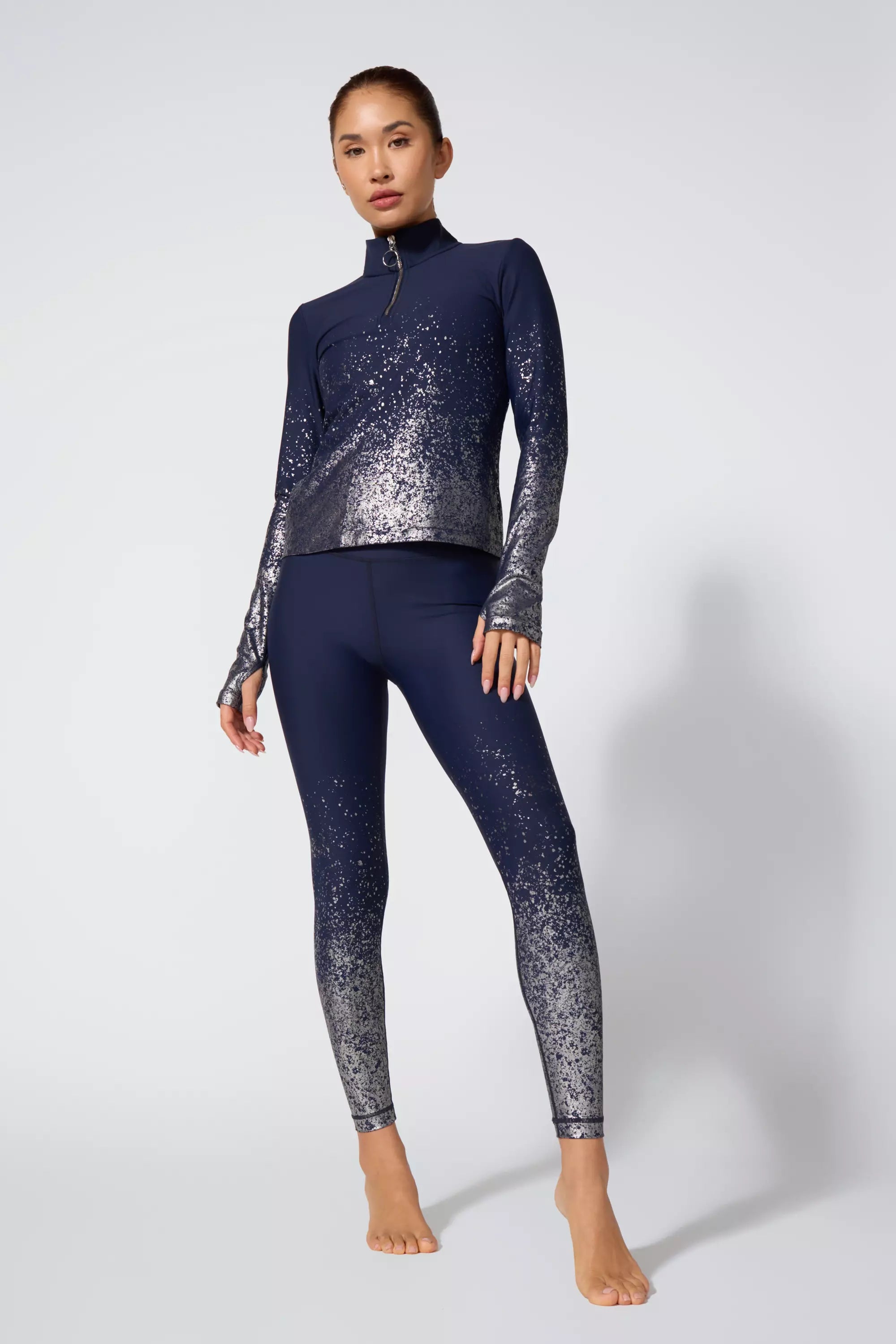 Texture Shine Bundle in Deep Navy & Silver