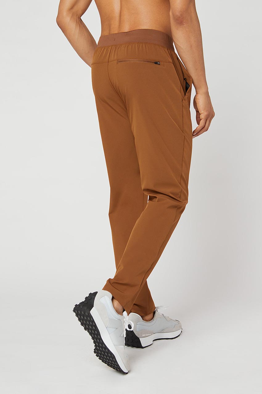 Stretch Woven Pant - Caramel