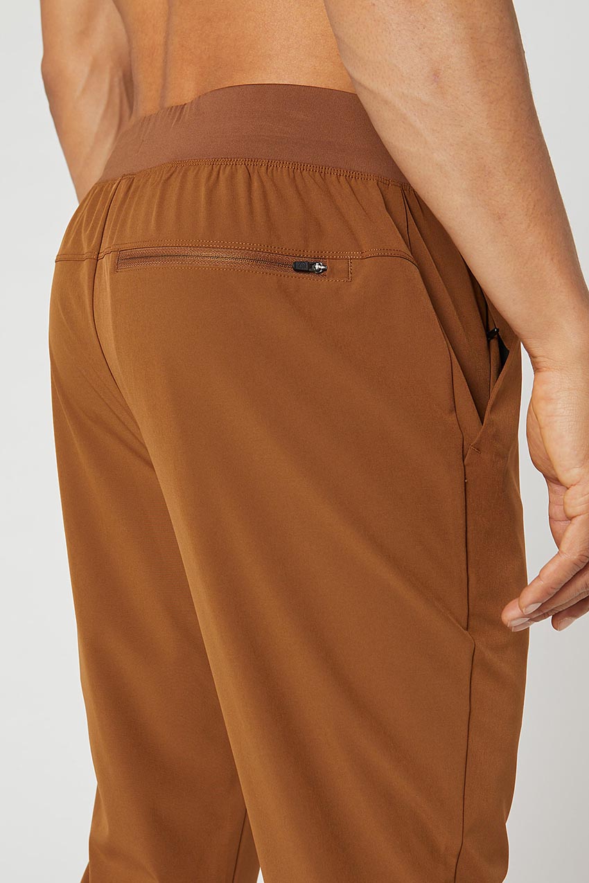 Stretch Woven Pant - Caramel