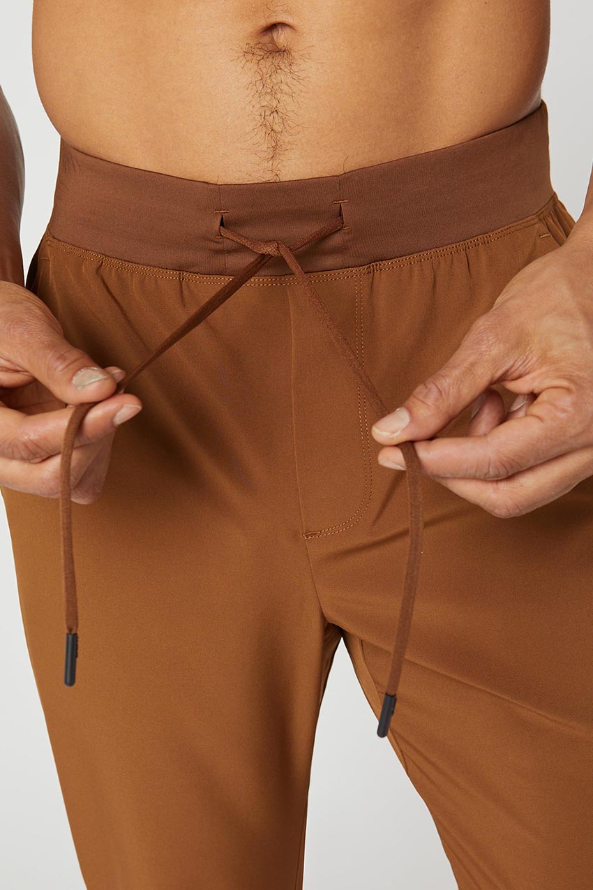 Stretch Woven Pant - Caramel