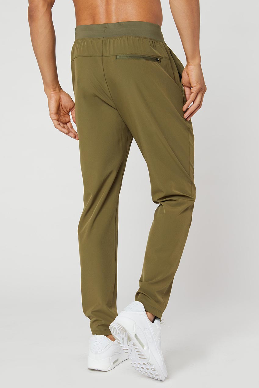 Stretch Woven Pant - Safari Green