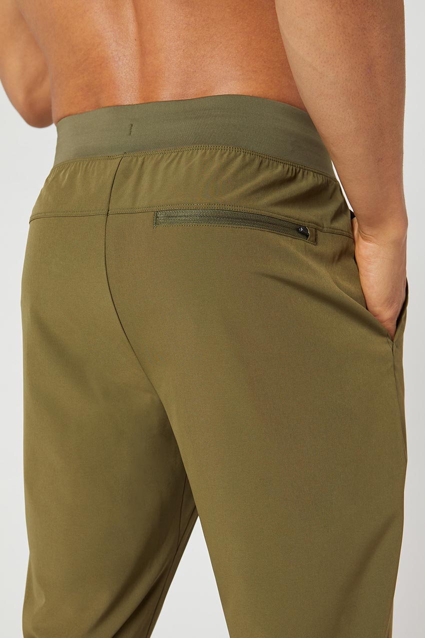 Stretch Woven Pant - Safari Green