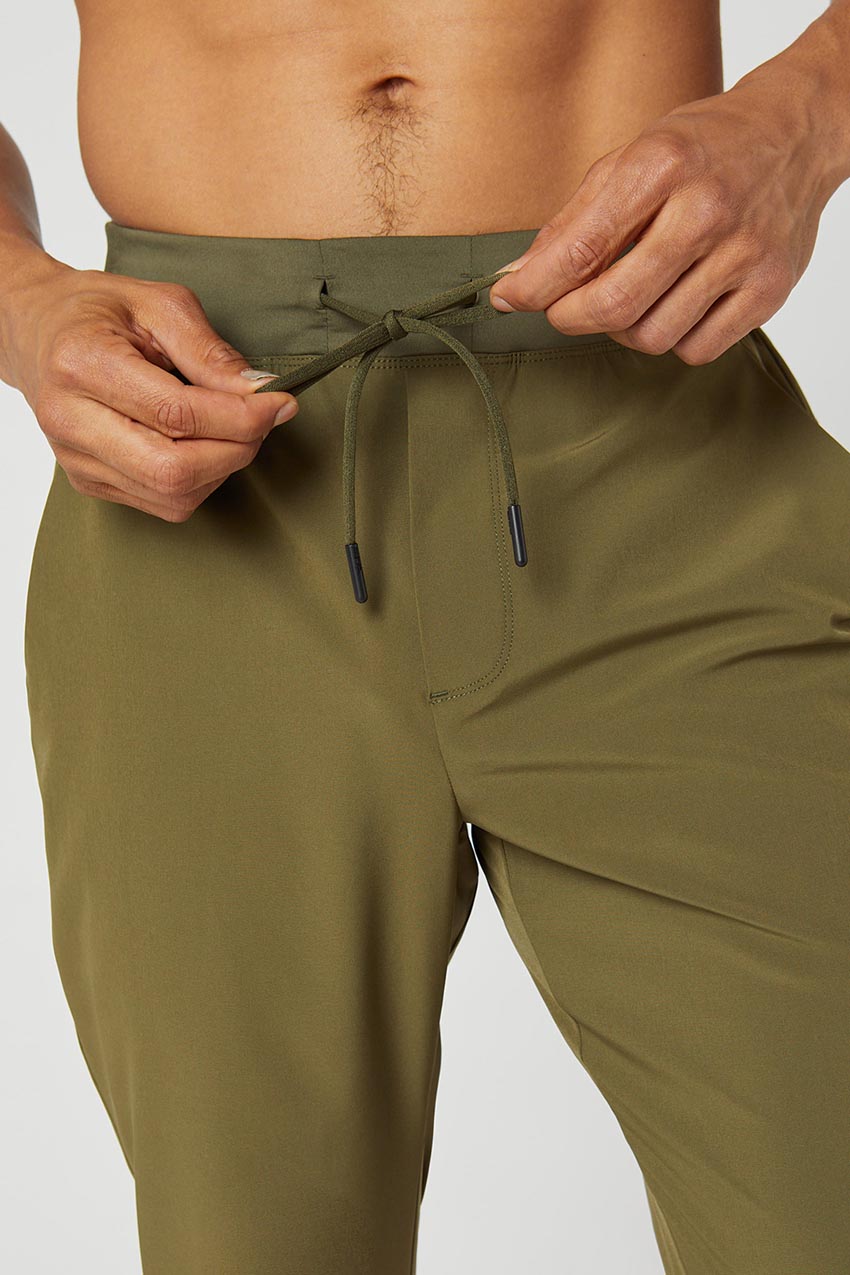 Stretch Woven Pant - Safari Green